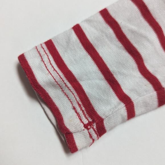 Hanna Andersson Dress Baby Girls Sz 6-12m Red Stripe Casual Basic Everyday Twirl - Picture 4 of 5